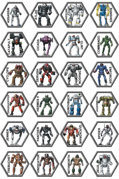 Print at 6&quot; x 9&quot; for use with battletech maps sizes
